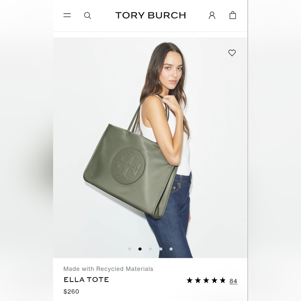 Tory Burch Ella Tote Bag - Picture 6 of 9